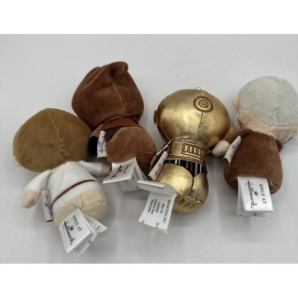 Hallmark Itty Bittys Star Wars Collector Set Skywalker C3PO Obi-Wan‎ Kenobi Jawa